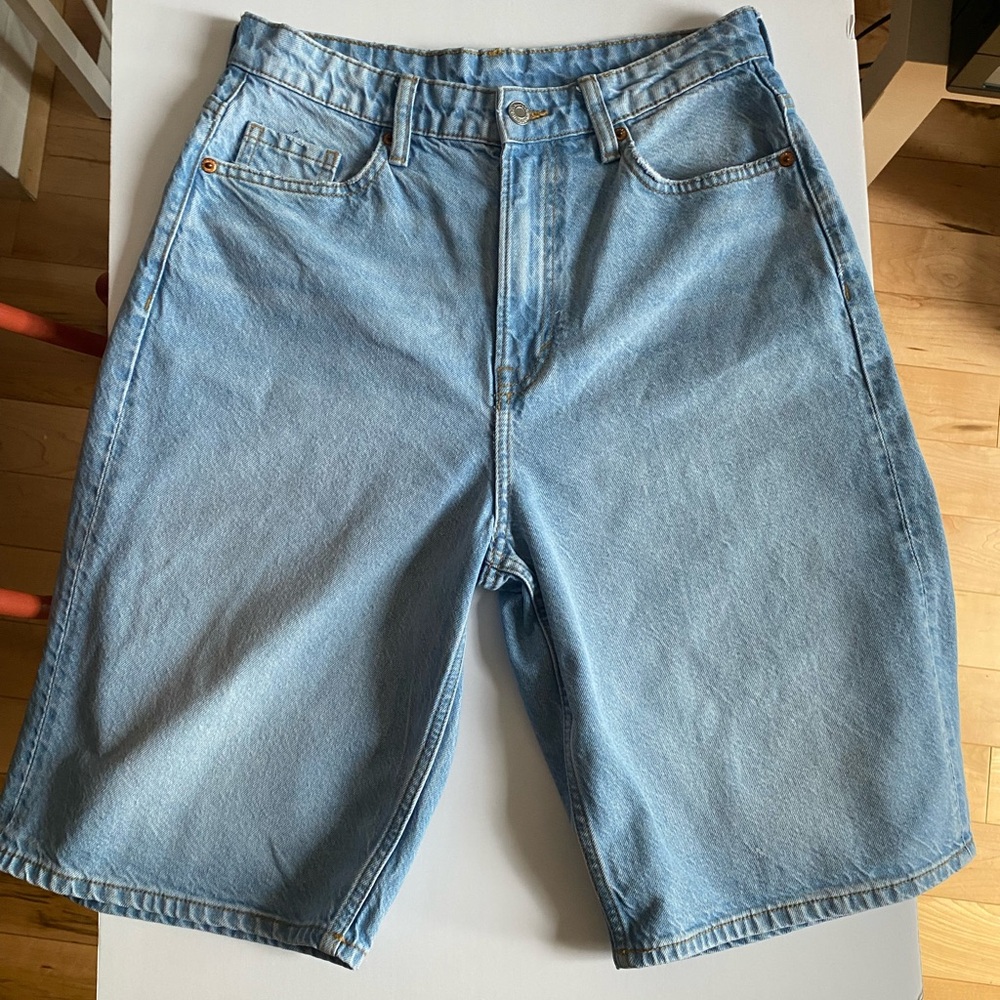 H&M Light Blue  Denim Jorts